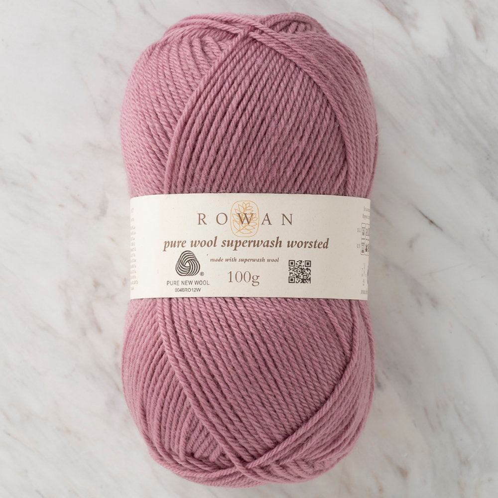 Rowan Pure Wool Superwash Worsted Lila El Örgü İpi - 00191